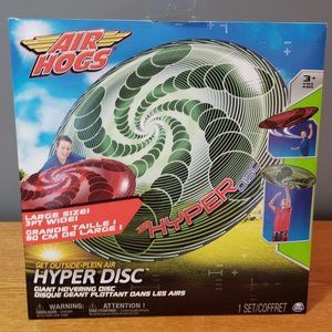 Air Hogs Hyper Disc Giant Frisbee Flying Disc Swirl (Green)